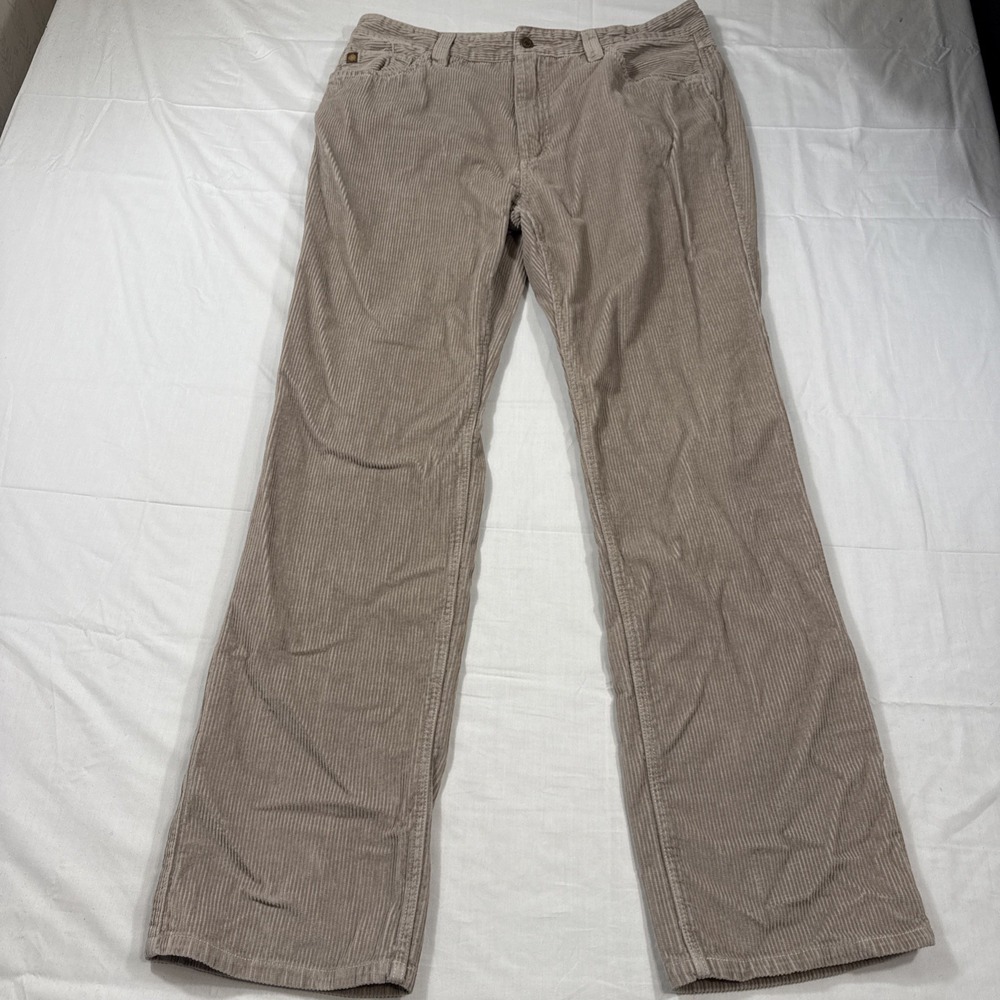 PANTS CORDUROY TAN Territory Ahead Mens 36X30 Chino Flat Front JEANS